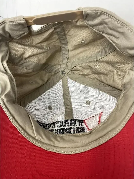 TSC Tractor Supply Company Logo Embroidered Baseball Hat Cap Khaki Adjustable - Picture 7 of 7